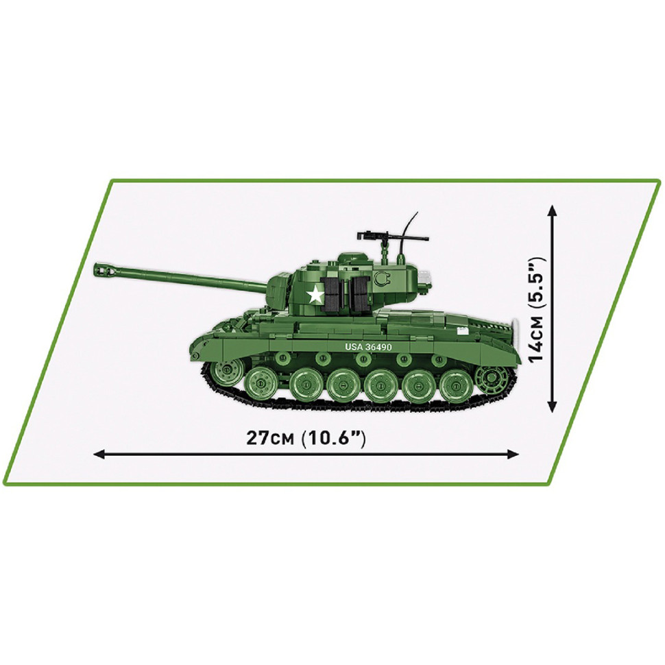 Конструктор Танк M26 Першінг COBI COBI-2564, 904 деталі 1:28
