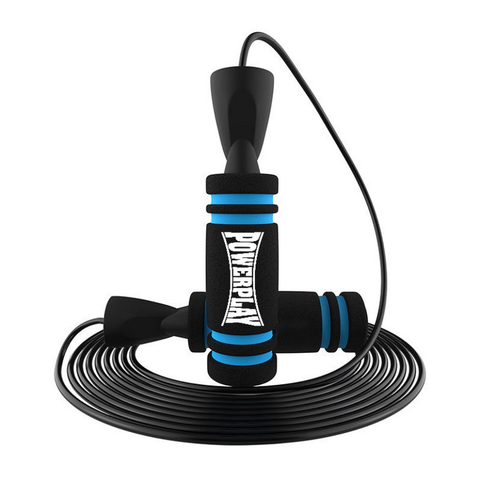 Скакалка скоростная 4213 Jump Rope PowerPlay PP_4213_Blue 3 метра