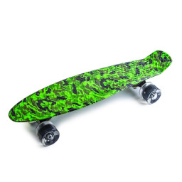 Скейт Penny Board "Military" Bambi 227429845 колеса со светом 80 кг