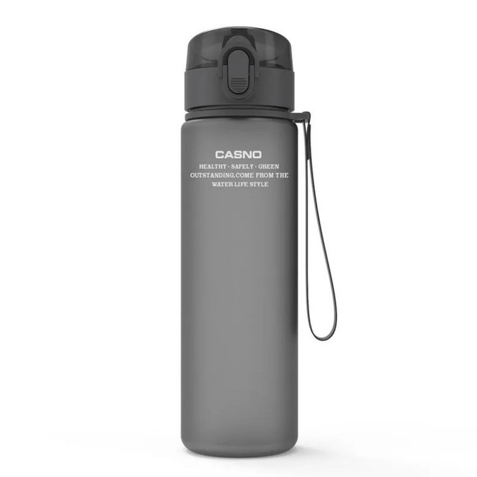 Пляшка для води KXN-1183 Casno KXN-1183_Grey 850 мл, сіра