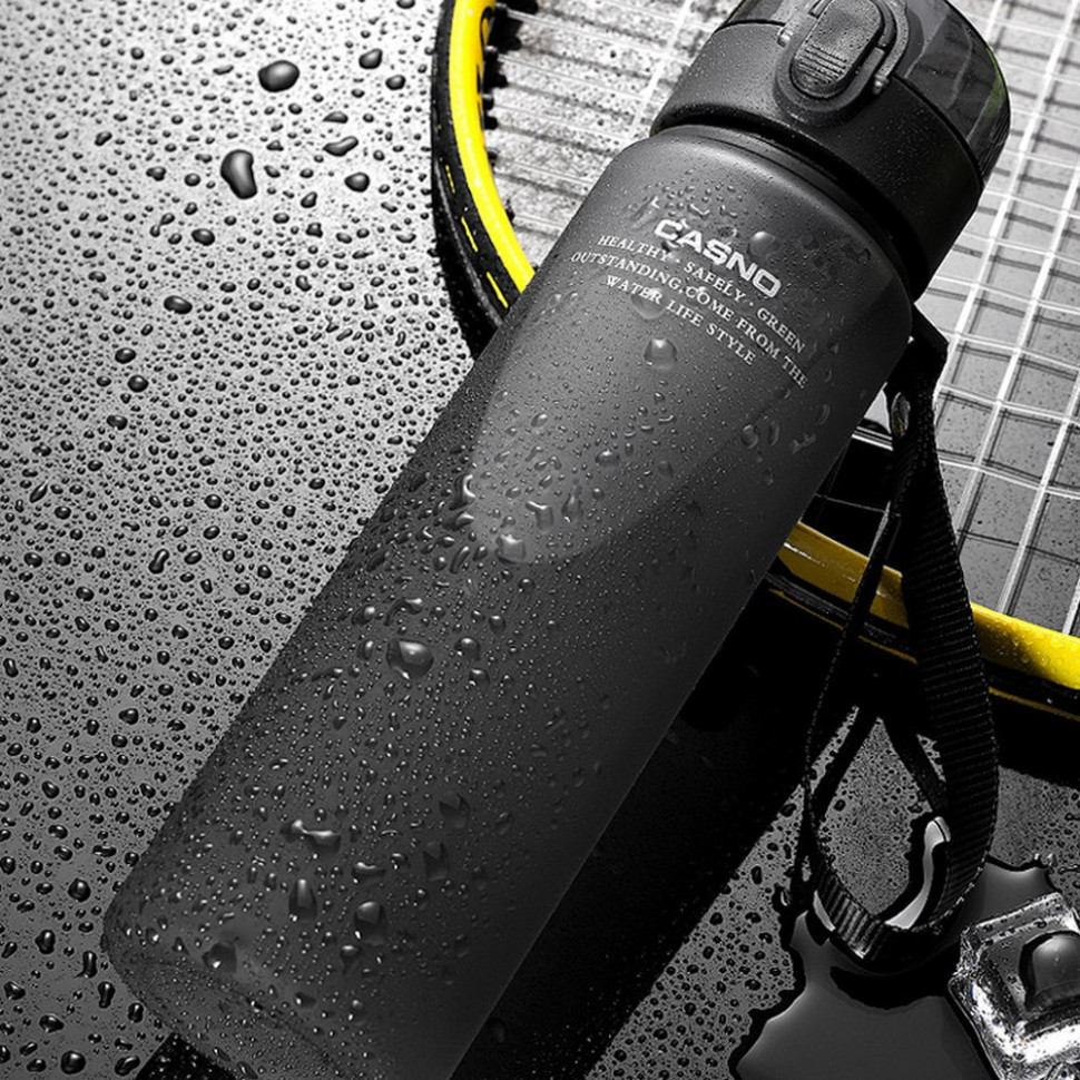 Пляшка для води KXN-1183 Casno KXN-1183_Grey 850 мл, сіра