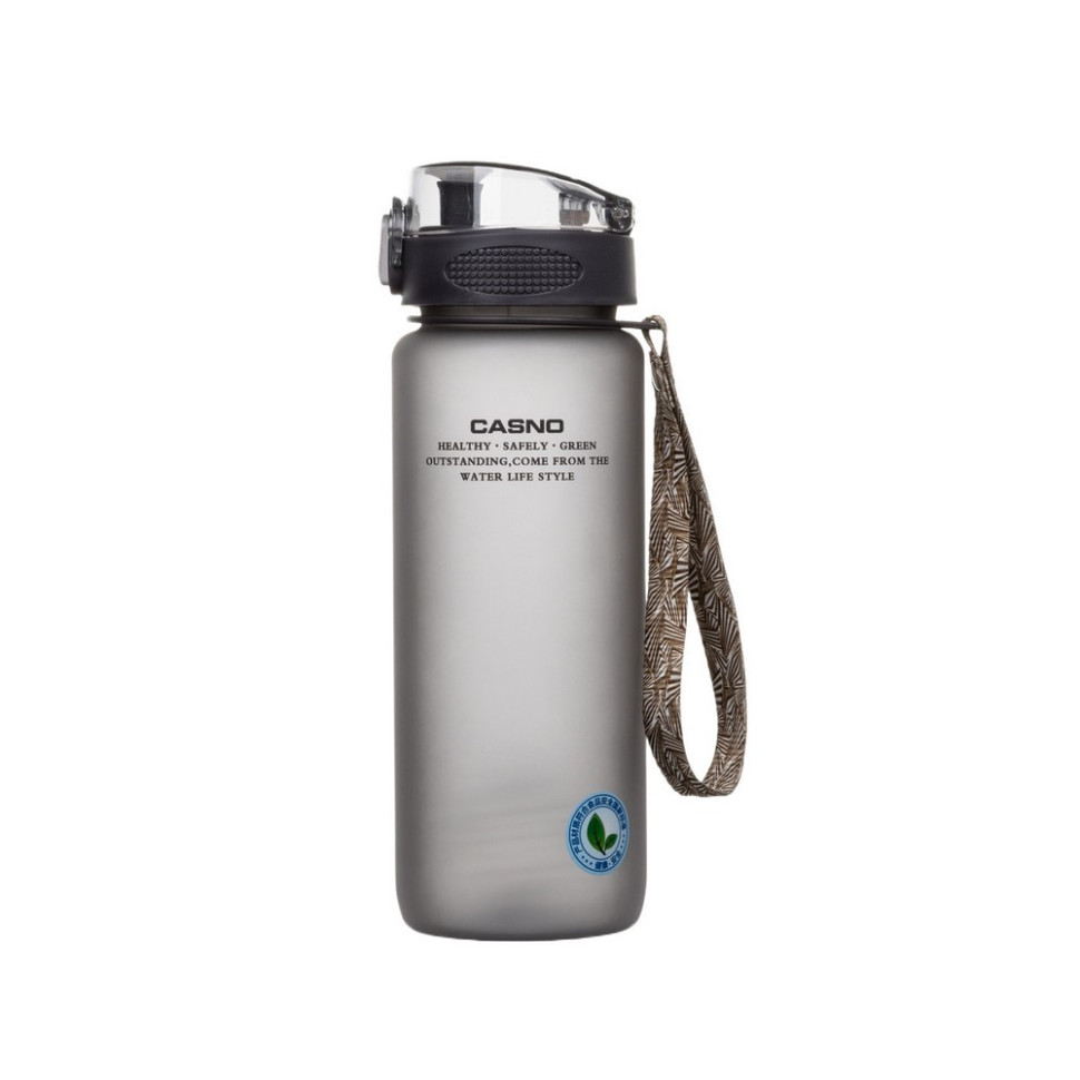 Пляшка для води KXN-1183 Casno KXN-1183_Grey 850 мл, сіра