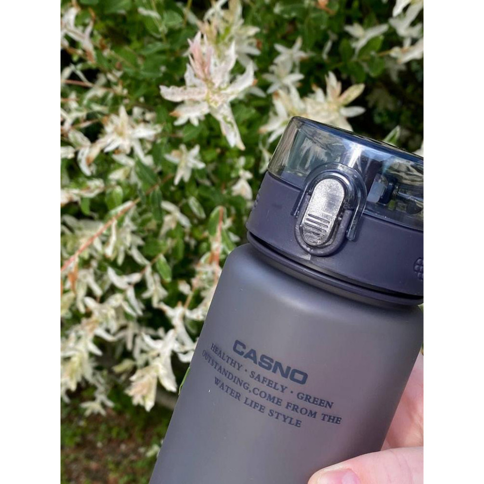 Пляшка для води KXN-1183 Casno KXN-1183_Grey 850 мл, сіра