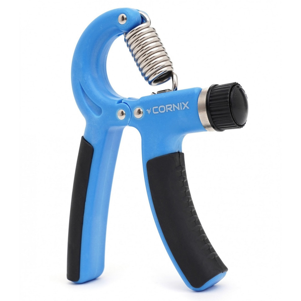 Эспандер кистевой с регулируемой нагрузкой Cornix XR-0141, 5-60 кг, Blue/Black