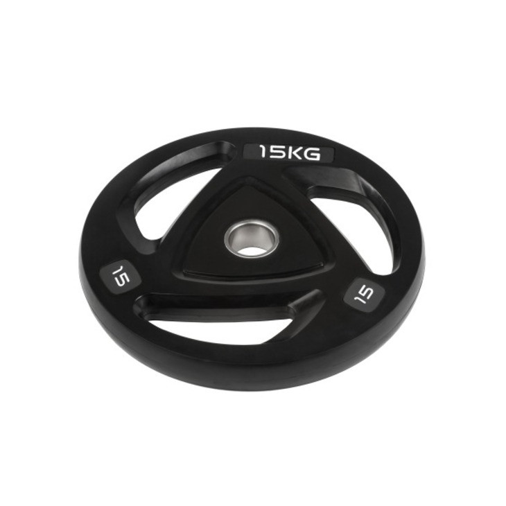 Диск олімпійський RCP17 Fitnessport 10042FS, гумовий, чорний 15 кг