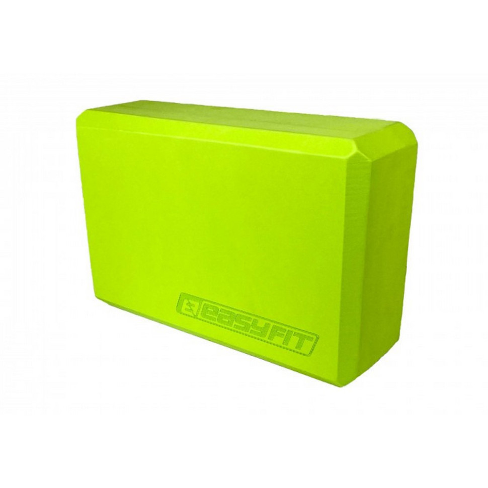 Блок для йоги EasyFit EF-1818-G, EVA, Салатовый
