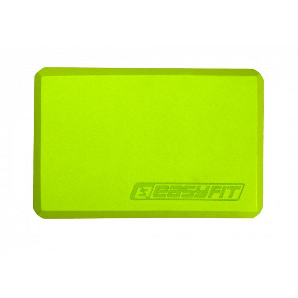 Блок для йоги EasyFit EF-1818-G, EVA, Салатовый