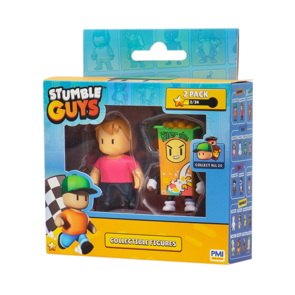 Набор Коллекционных Фигурок МИС СТАМБЛ И КИЛЛЕР STUMBLE GUYS SG2015-2, 2 фигурки 6 см