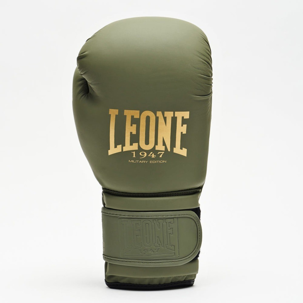 Боксерські рукавиці GN059G MILITARY EDITION Leone GN059G_Green_14oz 14 унцій (капа в комплекті)