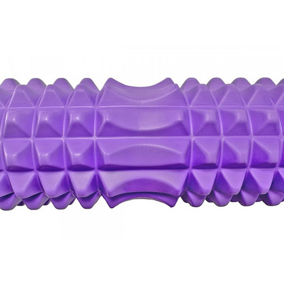 Массажный ролик Grid Roller v.2.2 EasyFit EF-2028-V 45 см, Фиолетовый