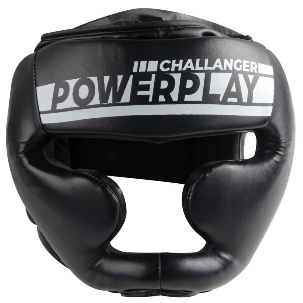 Боксерский шлем тренировочный 3048 PowerPlay PP_3048_S_Bl/White, Черно-Белый, S