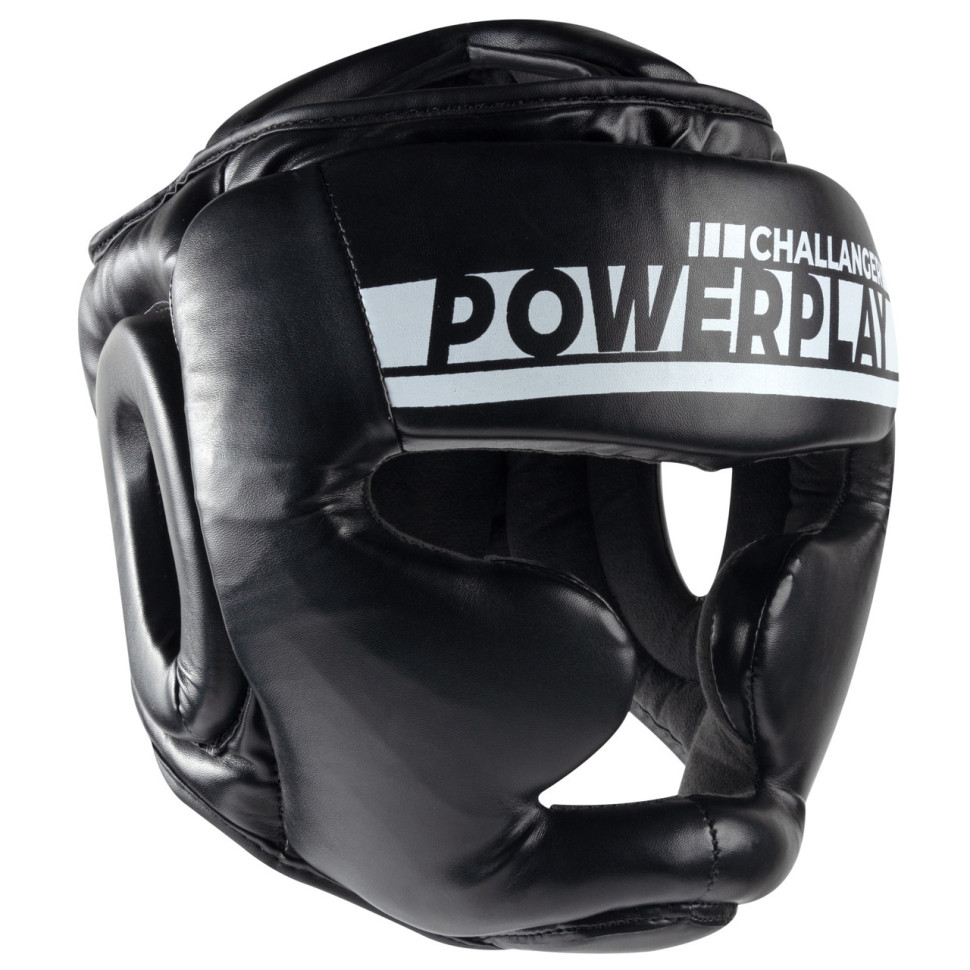 Боксерский шлем тренировочный 3048 PowerPlay PP_3048_S_Bl/White, Черно-Белый, S