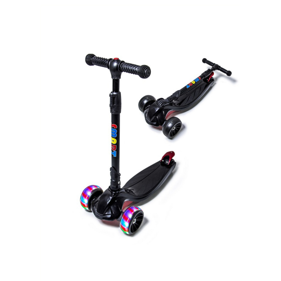 Дитячий самокат 3-х колісний Smart Scale Sports 2032097832 Чорний