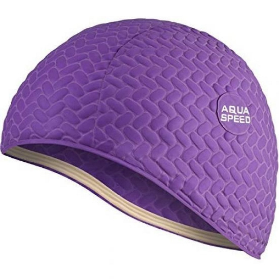 Шапка для плавания BOMBASTIC TIC-TAC 5719 Aqua Speed 117-09 фиолетовый, OSFM