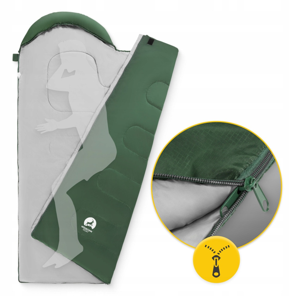 Спальный мешок (спальник) одеяло Standard Mountain Goat MG0015 Olive/Grey