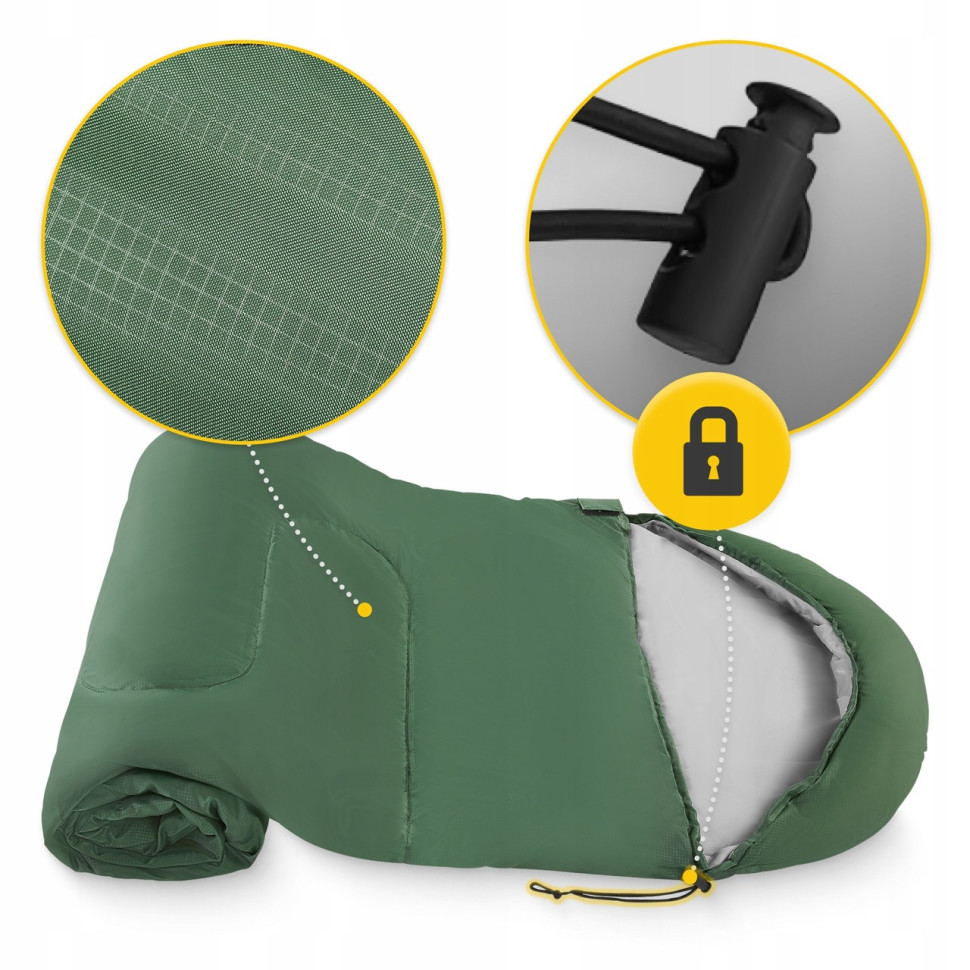 Спальный мешок (спальник) одеяло Standard Mountain Goat MG0015 Olive/Grey