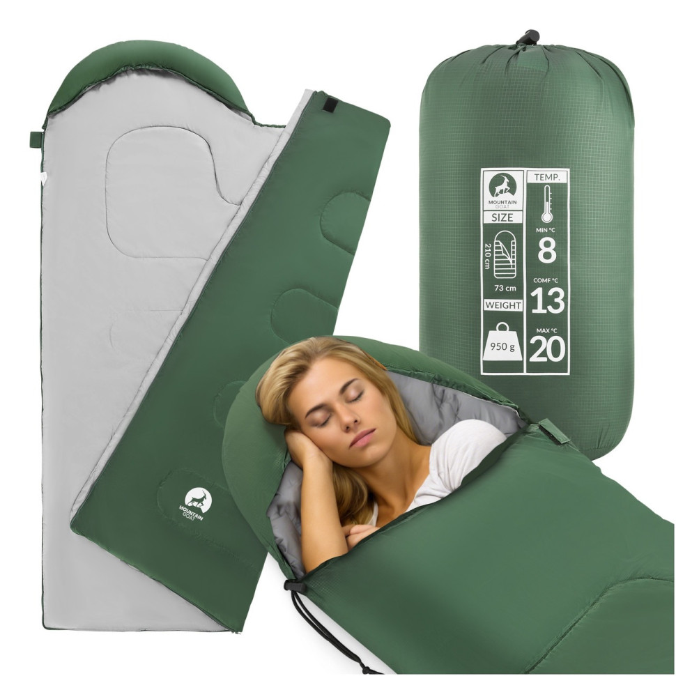 Спальный мешок (спальник) одеяло Standard Mountain Goat MG0015 Olive/Grey