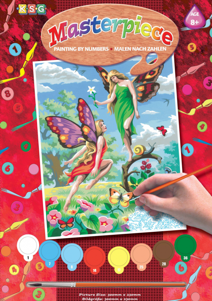 Набір для творчості Sequin Art PAINTING BY NUMBERS JUNIOR Fairies SA0126