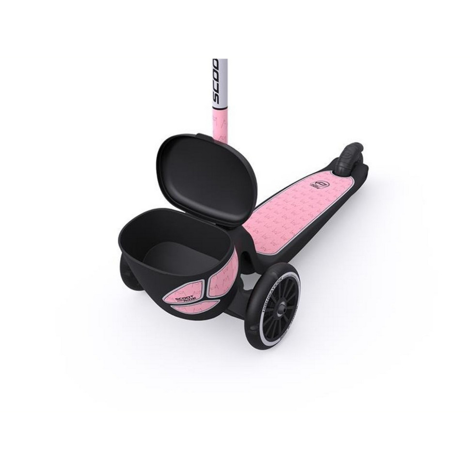 Самокат Highwaykick-2 Scoot and Ride SR-210201-ROSE, со светящимися колесами, розовый