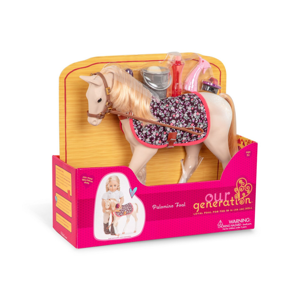 Игровая фигура Our Generation Лошадь Скарлет с аксессуарами 26 см BD38012Z