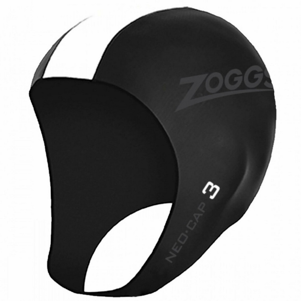 Шапка для триатлона Neo Cap Zoggs 464044.BKWH.L/XL, черно-белая, L/XL
