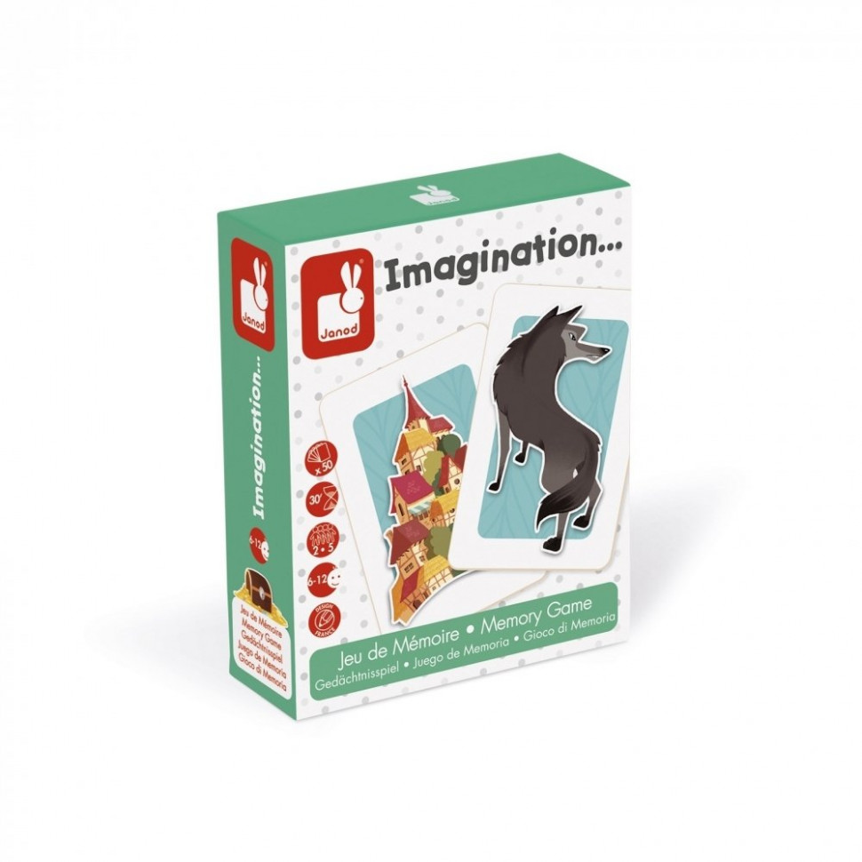 Настольная игра мемо Janod Воображение J02753                                                       