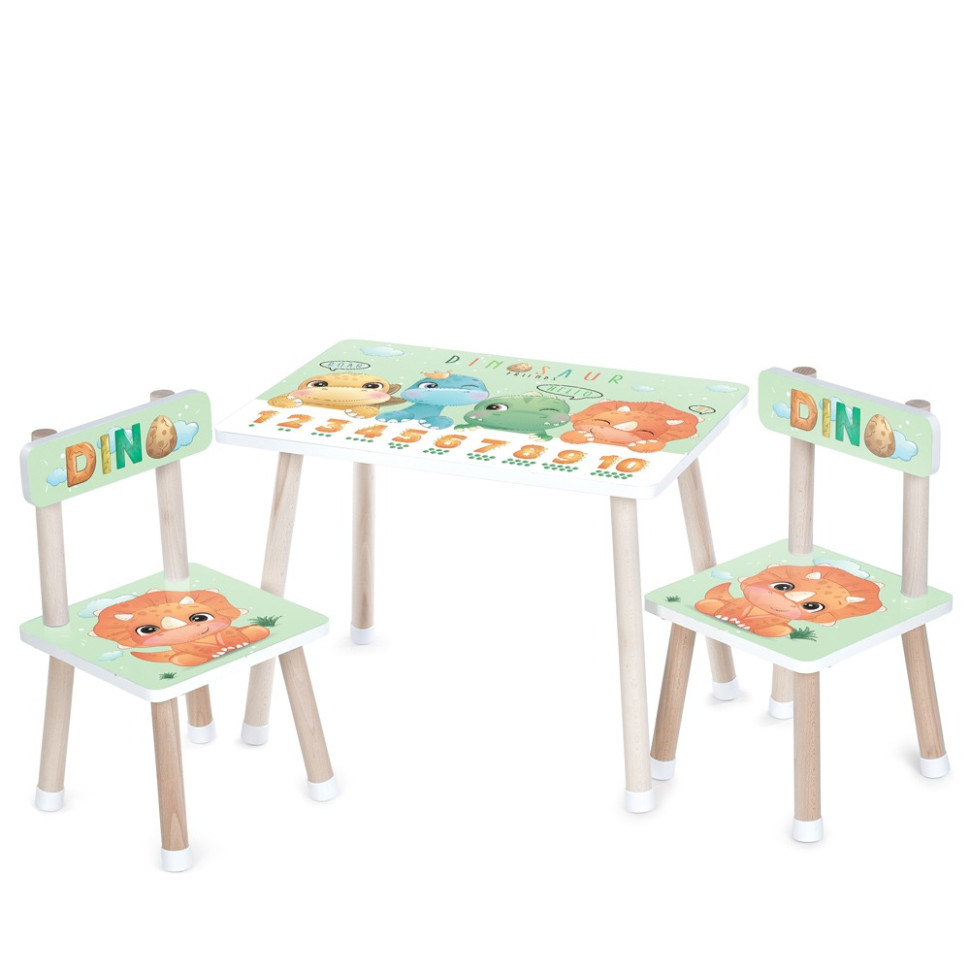 Дитячий столик Bambi M 501-31 стільниця 60 х 40 см, 2 стільчики