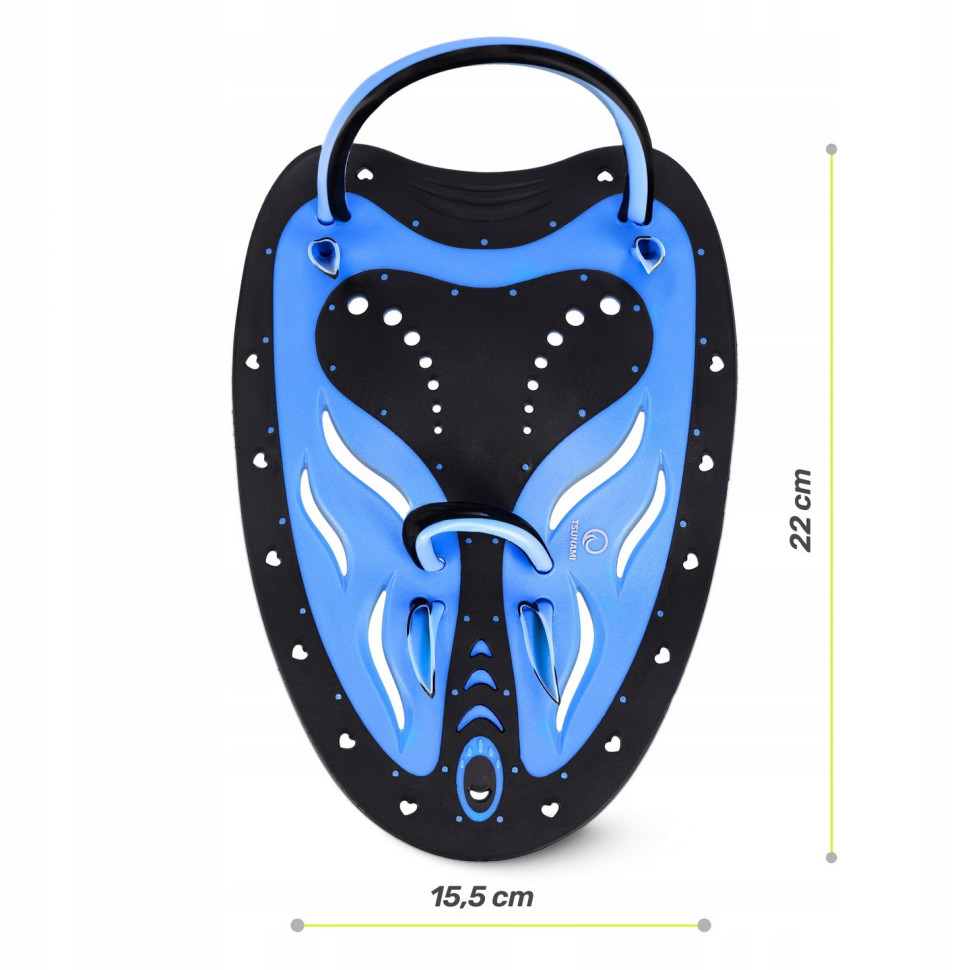 Лопатки для плавання в басейні Swimming Paddles TSUNAMI P-5905973405355, 2 шт