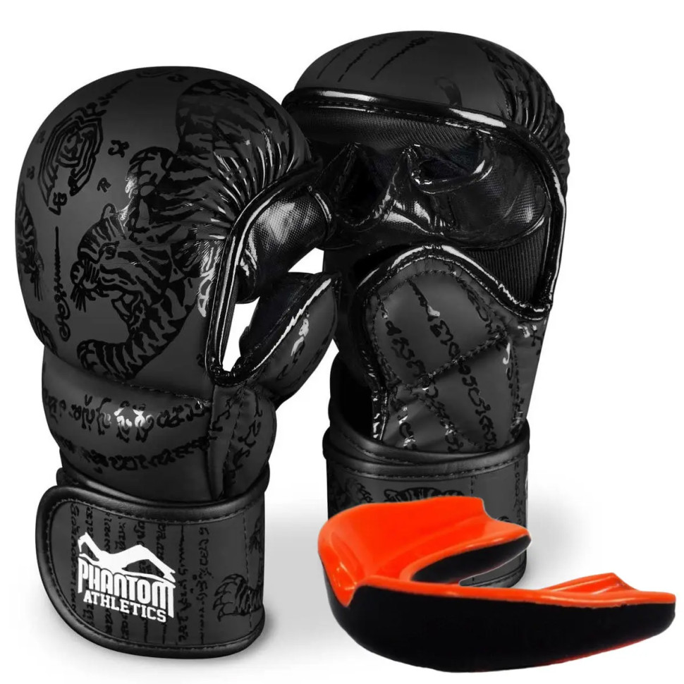 Перчатки для ММА Muay Thai Phantom PHMMAG2497-LXL Black L/XL (капа в подарок)