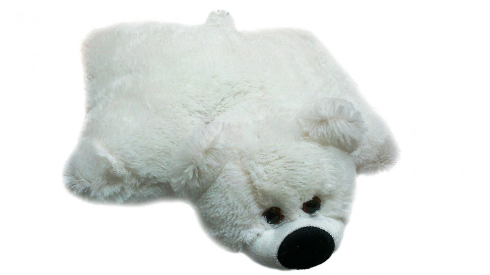 Мягкая игрушка-подушка Alina Toys мишка 55 см белый 5784782ALN