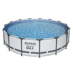 Бассейн каркасный круглый Bestway 56488, 457х107 см, 14970 л, фильтр-насос, лестница, чехол