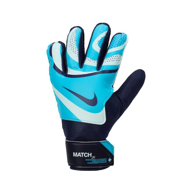 Вратарские перчатки NK GK MATCH JR-HO23 Nike FJ4864-420-6 бирюзовый, черный, 17,6 см