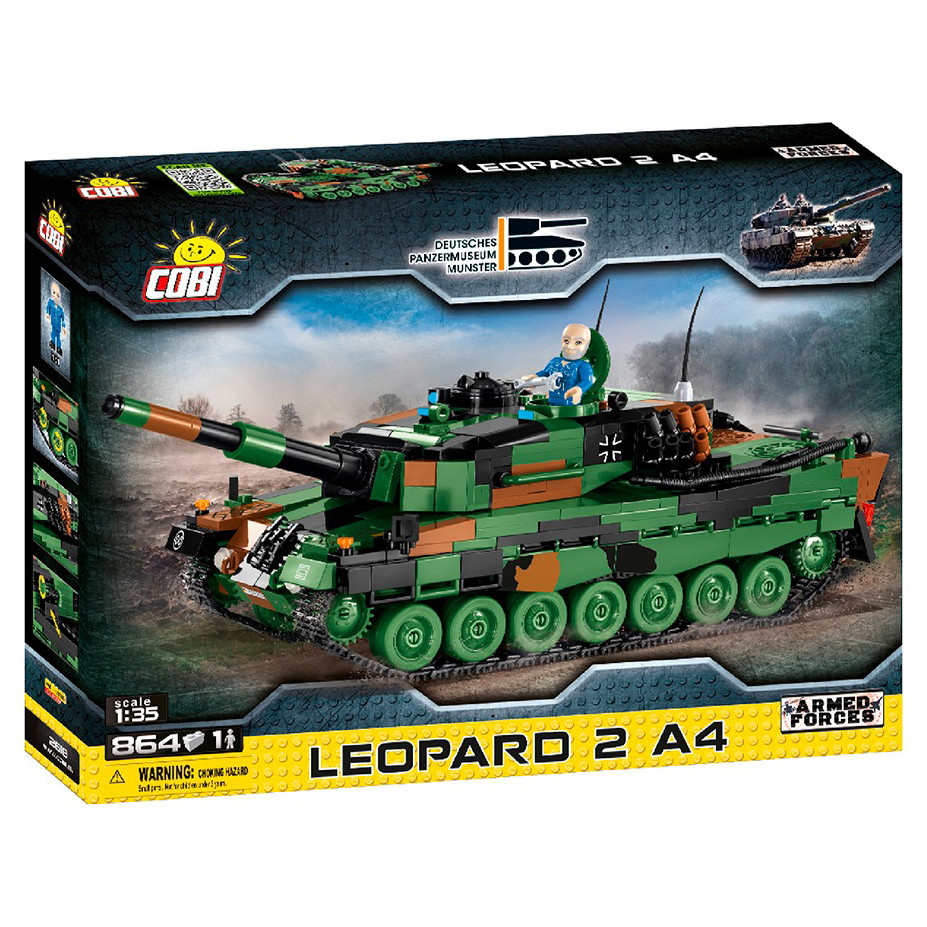 Конструктор Танк Леопард 2 COBI COBI-2618, 864 деталі 