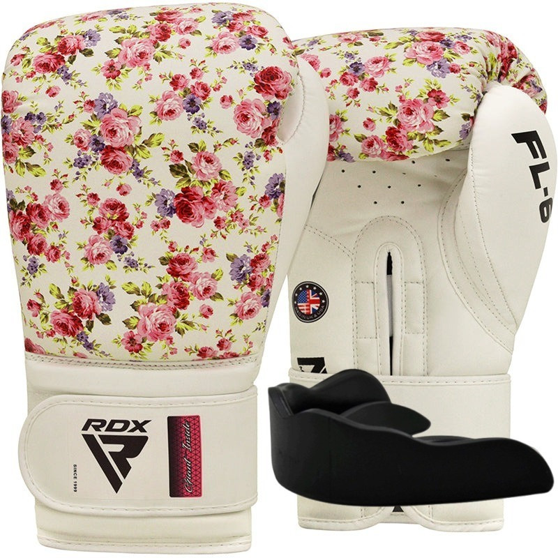 Боксерські рукавиці FL-6 RDX Inc Limited BGR-FL6W-10oz 10 унцій (капа в комплекті)