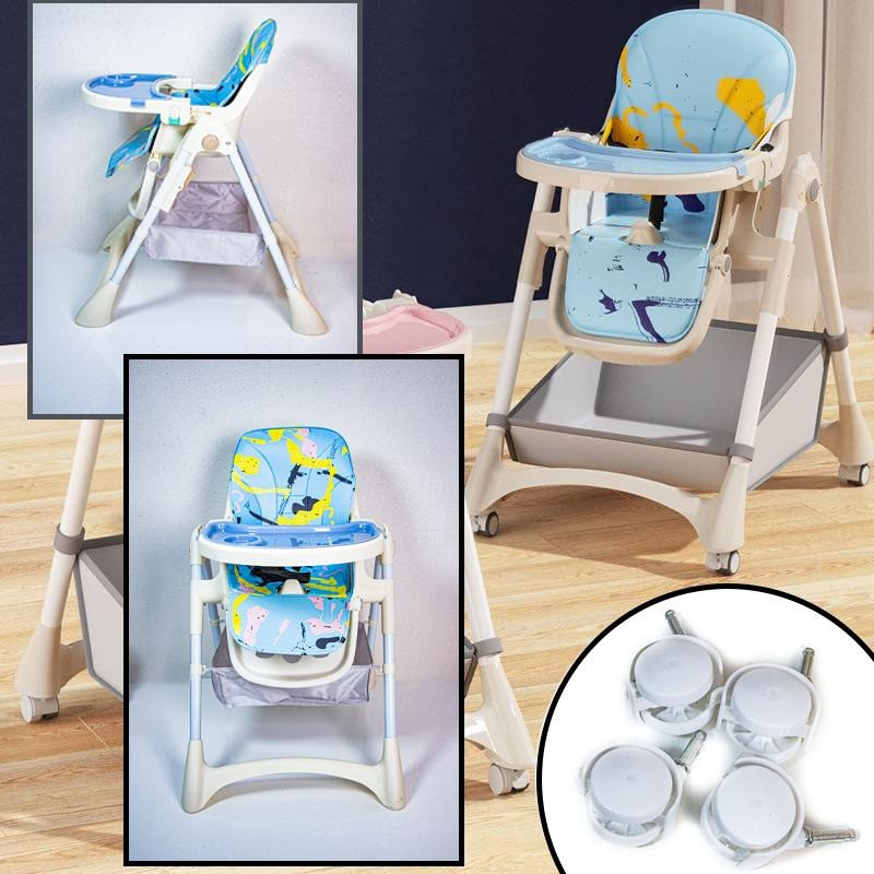 Дитячий стільчик для годування Bambi 251697203 Light Blue 5 положень