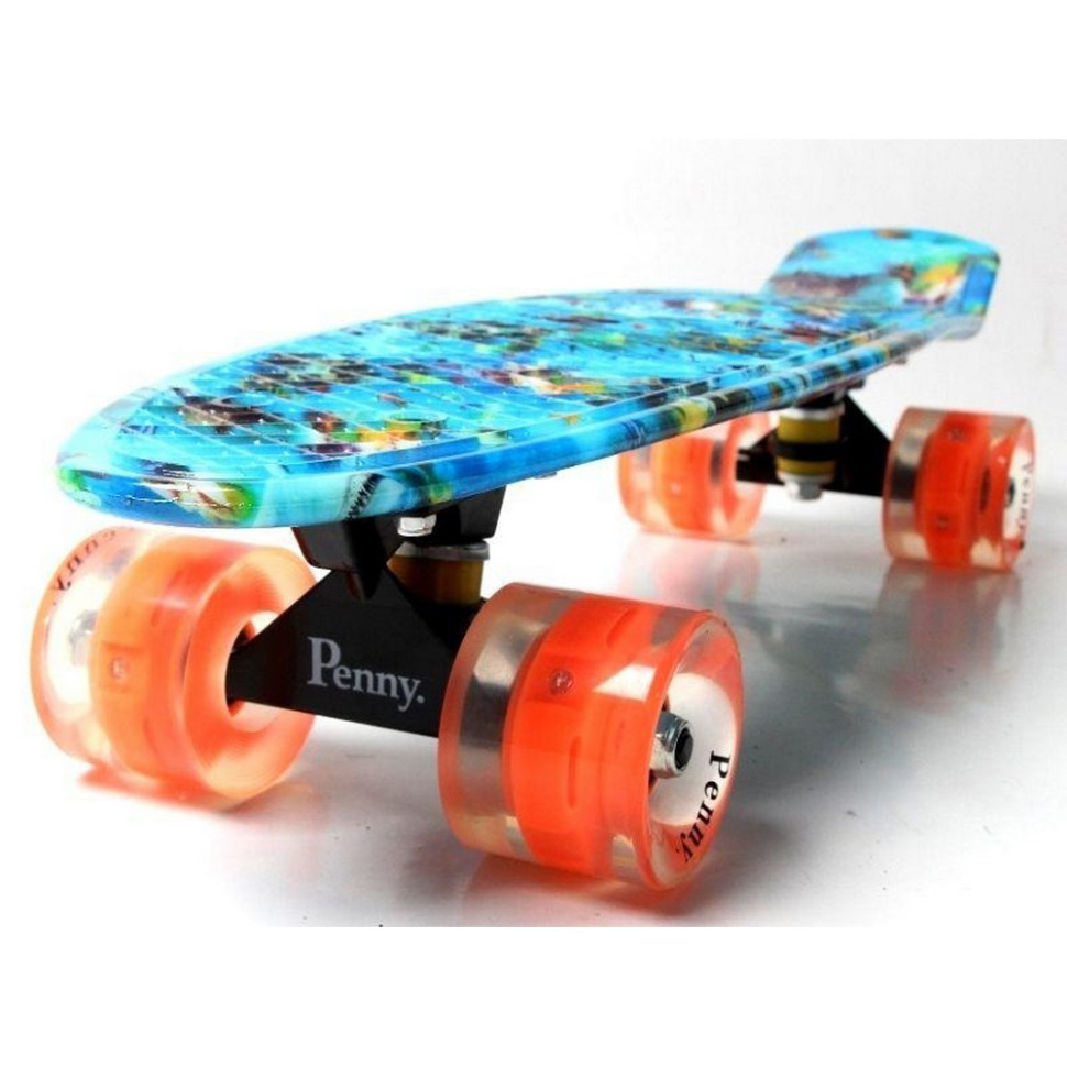 Скейт Penny Board «Nemo» Bambi 170319936 колеса зі світлом 80 кг