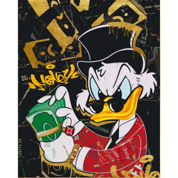 Картина по номерам "Скрудж Макдак" Origami LW30051 с красками металлик 40х50 см Картина по номерам "Скрудж Макдак" Origami LW30051 с красками металлик 40х50 см