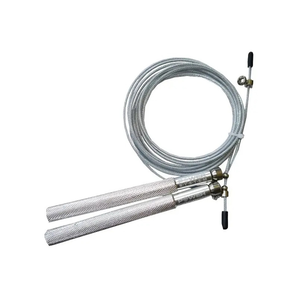 Швидкісна скакалка Ultra Jump Rope Power System PS-4064_Silver
