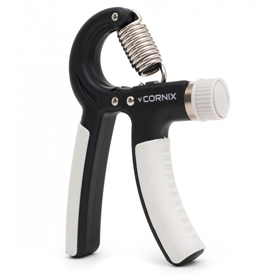 Еспандер кистьовий з регульованим навантаженням Cornix XR-0142, 5-60 кг, Black/Grey