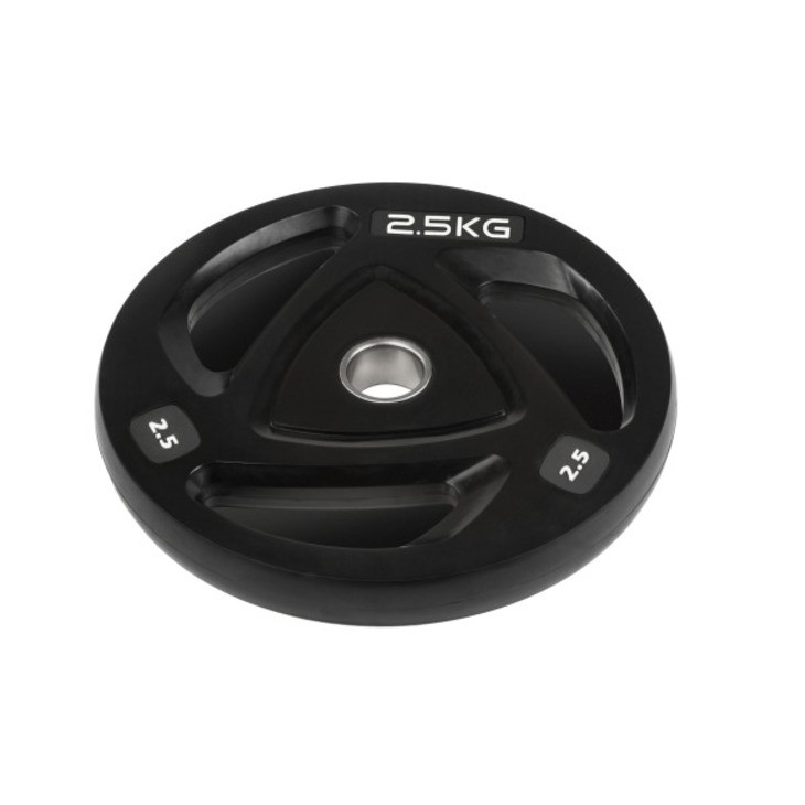 Диск олімпійський RCP17 Fitnessport 10039FS, гумовий, чорний 2,5 кг