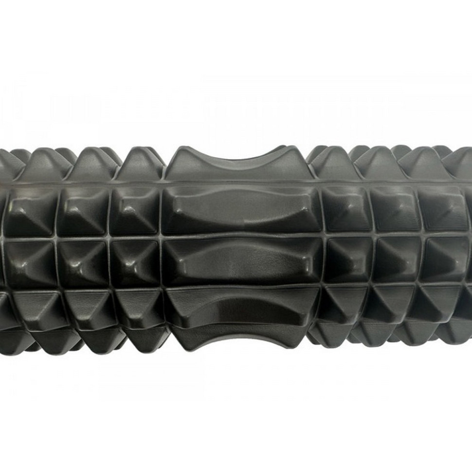 Массажный ролик Grid Roller v.2.2 EasyFit EF-2028-BK 45 см, Черный