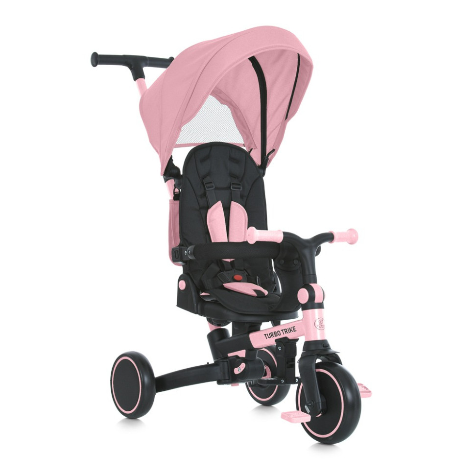 Дитячий триколісний велосипед Turbo Trike MT 1036 pink
