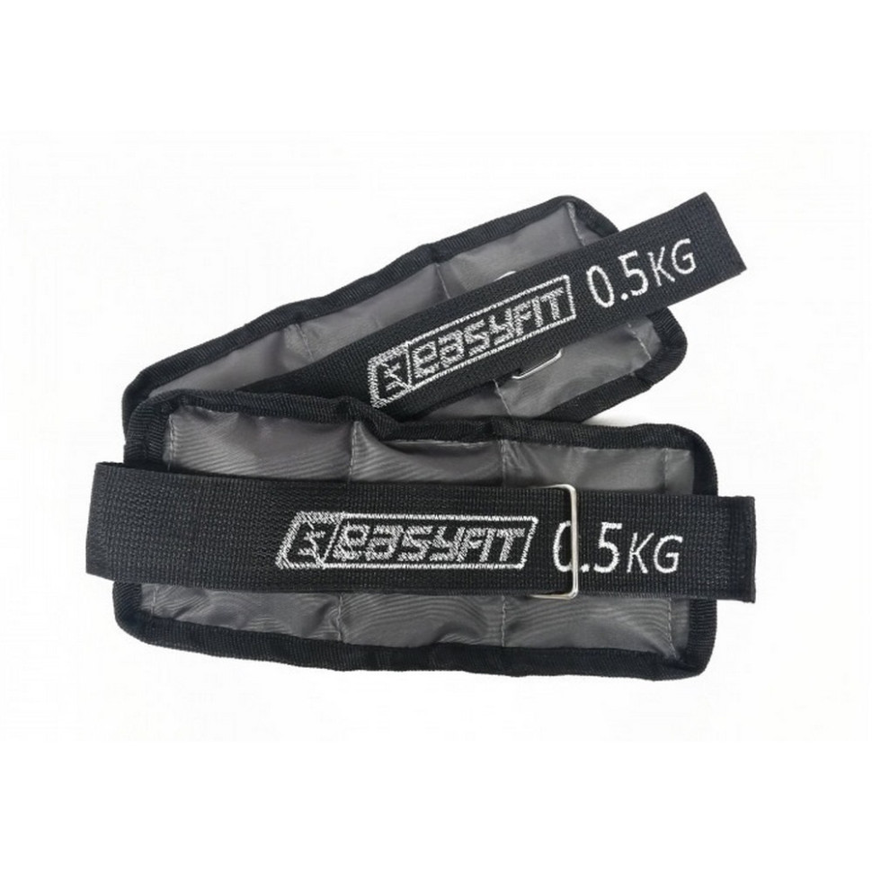 Утяжелители для ног и рук с металлом Metal EasyFit EF-AWTМ-050, 0,5 кг (пара)