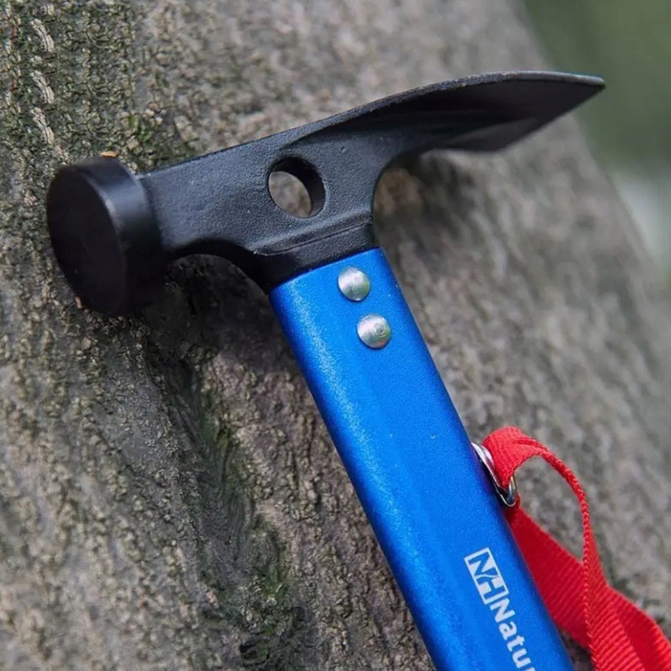 Молоток кемпинговый NH15A010-I Naturehike 6927595717813, алюминий, голубой