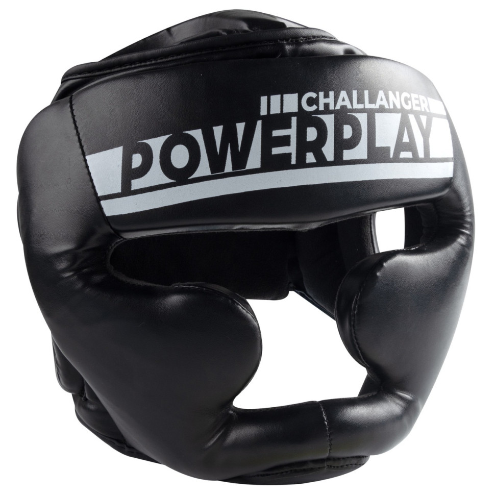 Боксерский шлем тренировочный 3048 PowerPlay PP_3048_XL_Bl/White, Черно-Белый, XL