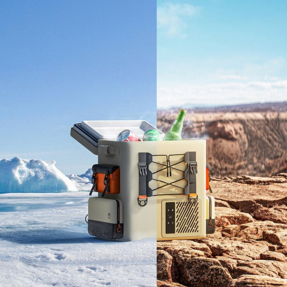 Акумуляторний холодильник-рюкзак Litheli U20HW05-0U101 живлення від павербанка 16 л