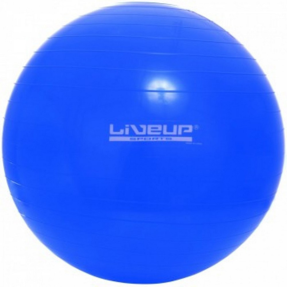Фітбол GYM BALL LiveUp LS3221-75b діаметр 75 см, синій