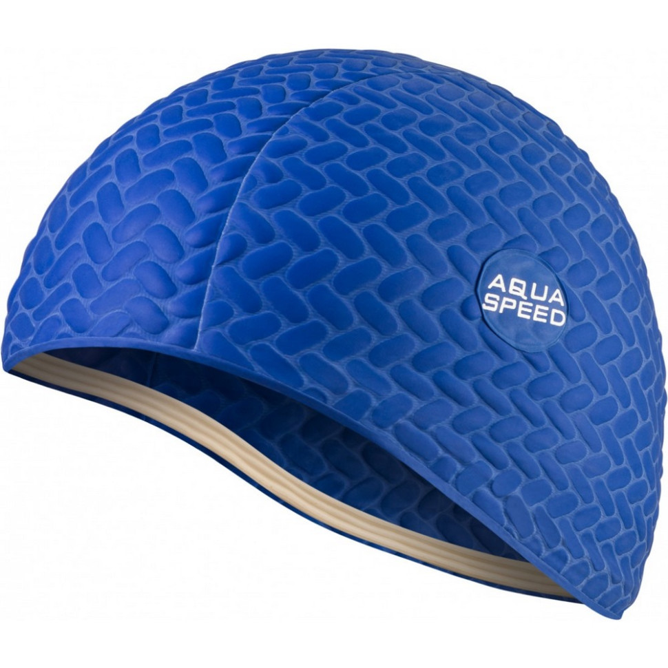 Шапка для плавання BOMBASTIC TIC-TAC 5720 Aqua Speed ​​117-10 синій, OSFM