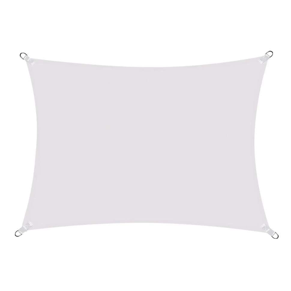 Тент-парус теневой для дома, сада и туризма Springos SN1033 Light Grey 4x3 м