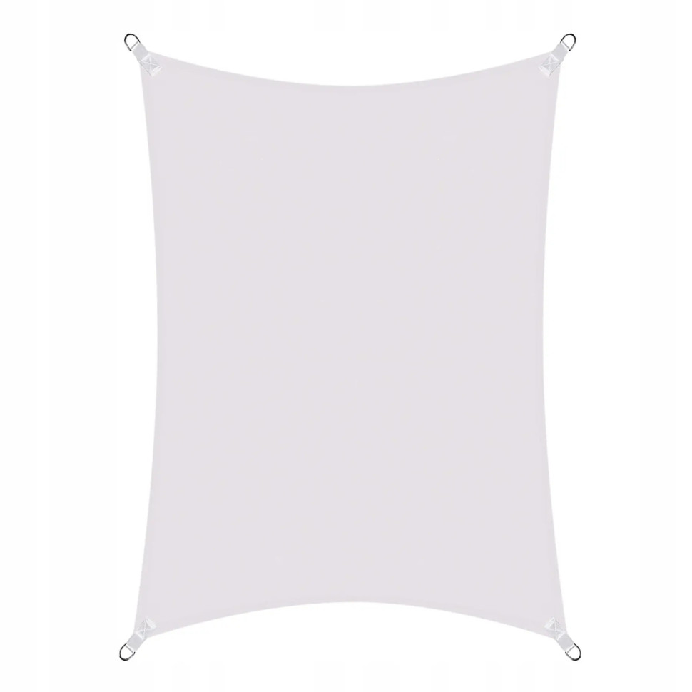 Тент-парус теневой для дома, сада и туризма Springos SN1033 Light Grey 4x3 м